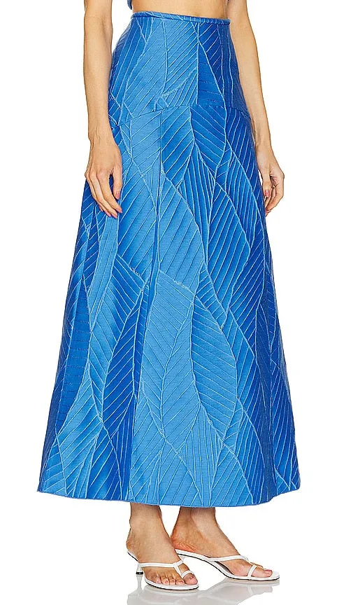 Alexis Gardenia Skirt in Blue