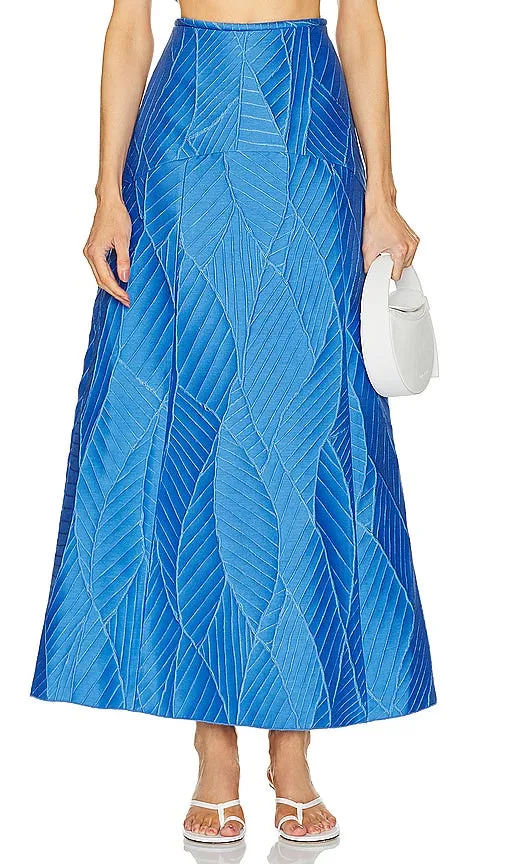 Alexis Gardenia Skirt in Blue
