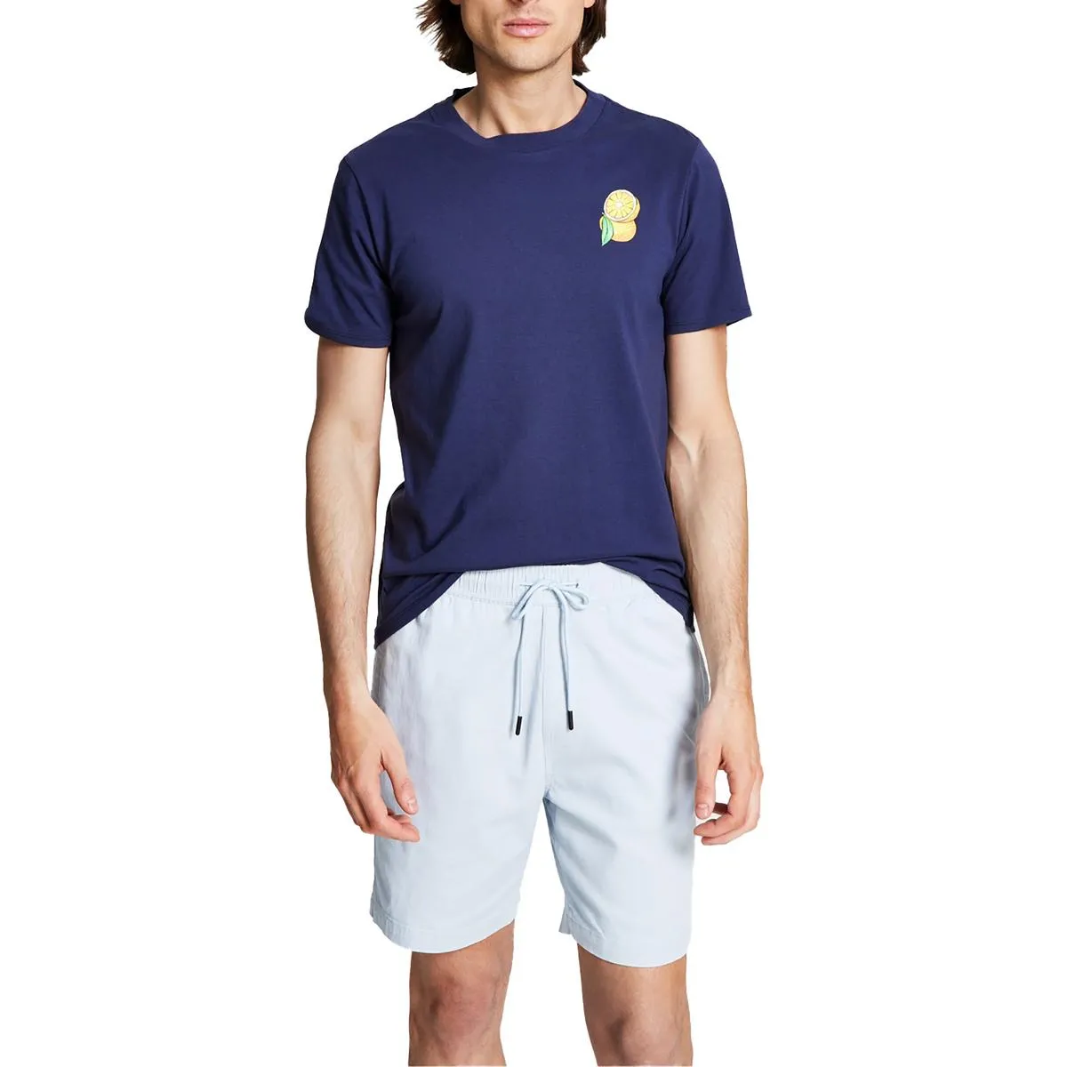 And Now This Mens Twill Solid Casual Shorts