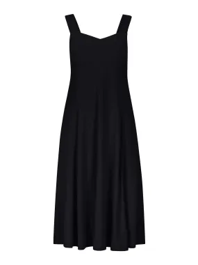 Bamboo Essential Dress with Pockets - Black
