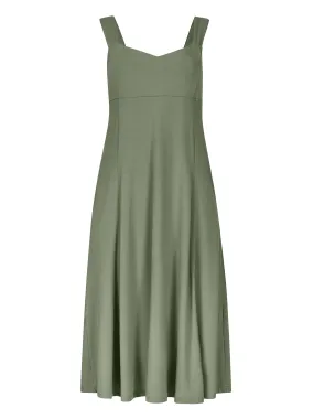 Bamboo Essential Dress with Pockets - Eucalyptus