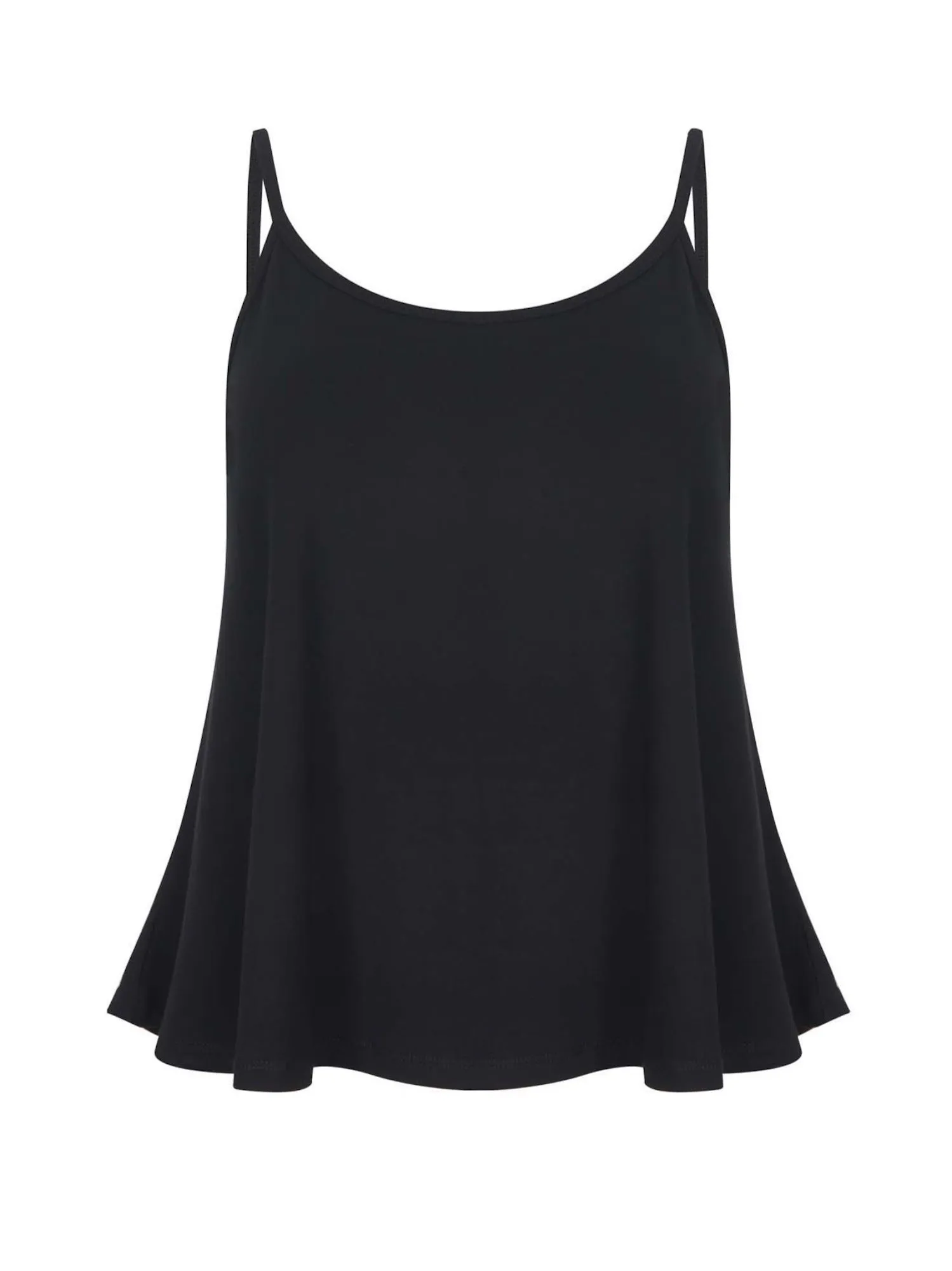 Bamboo Swing Singlet - Black