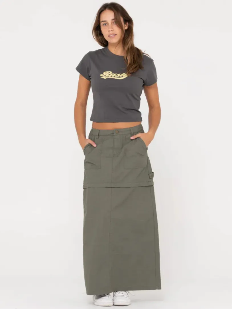 Billie Low-Rise Ripstop Zip Off Skirt