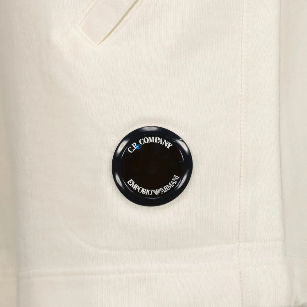 C.P. Company x Armani Diagonal Fleece Lens Sweat Shorts