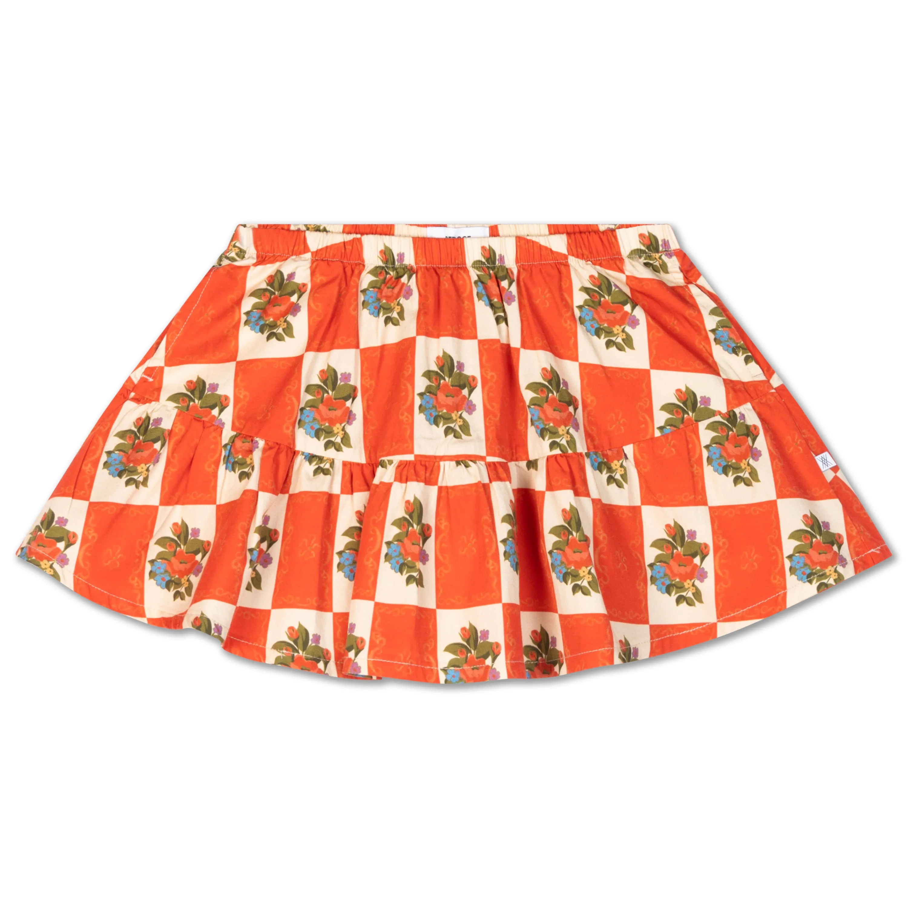 drip skirt - flower tiles