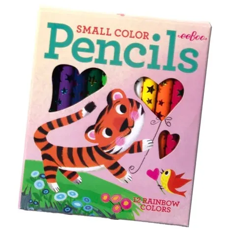 eeBoo Valentine Rainbow Pencils