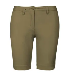 Kariban Ladies Chino Bermuda Shorts | Light Khaki