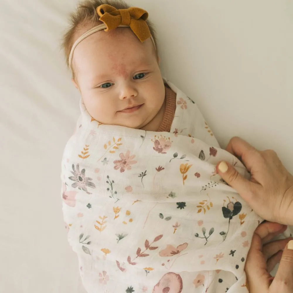 Little Unicorn Single BAMBOO Deluxe Muslin Swaddle