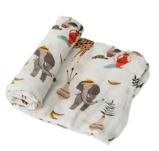 Little Unicorn Single BAMBOO Deluxe Muslin Swaddle