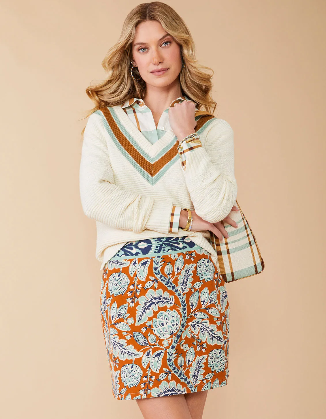 Matilda Blooming Vines Skort by Spartina