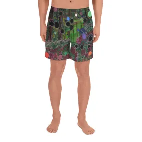 Men's Athletic Long Shorts - Particles