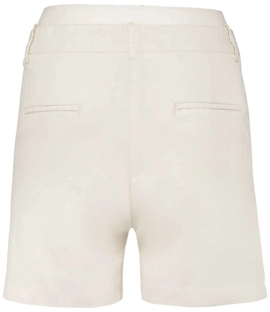 Native Spirit Ladies Chino Shorts | Ivory