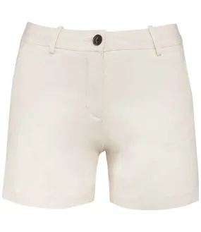 Native Spirit Ladies Chino Shorts | Ivory