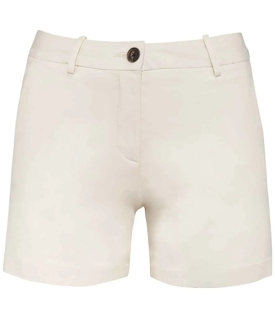 Native Spirit Ladies Chino Shorts | Ivory