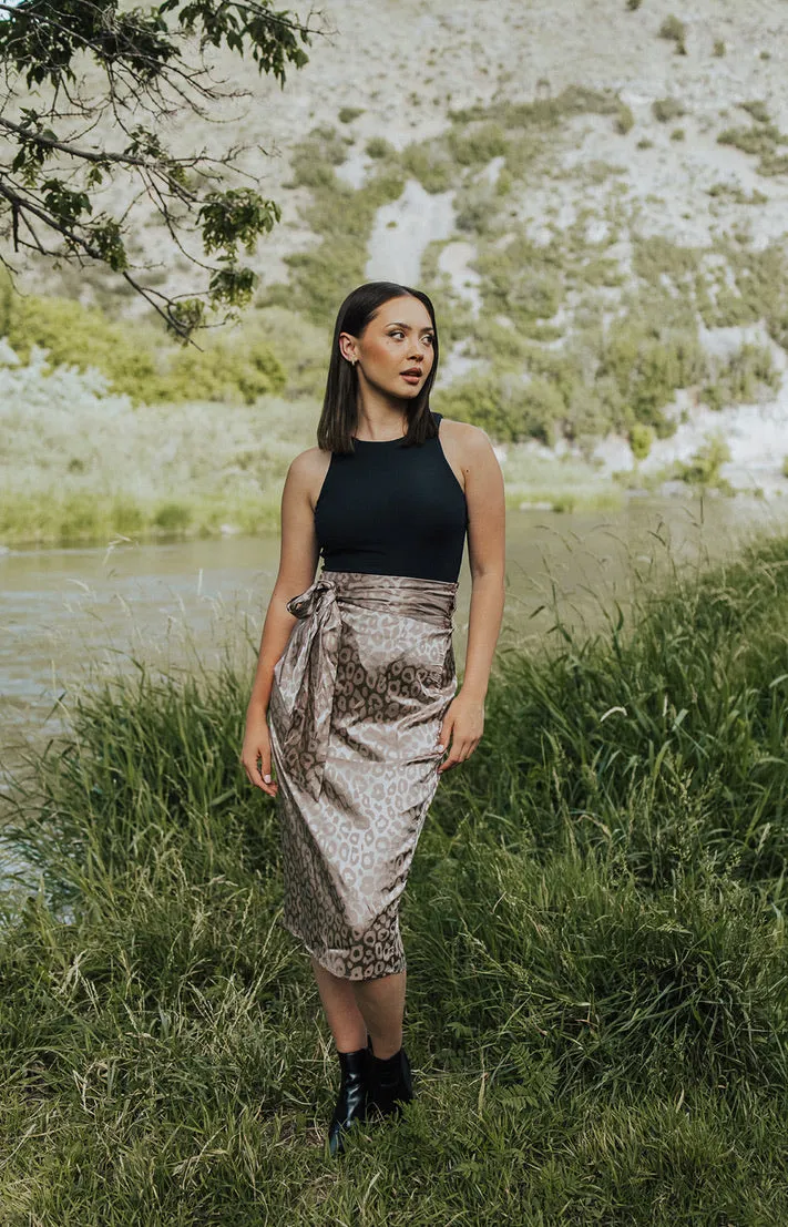 Never Too Late Wrap Skirt - FINAL SALE in