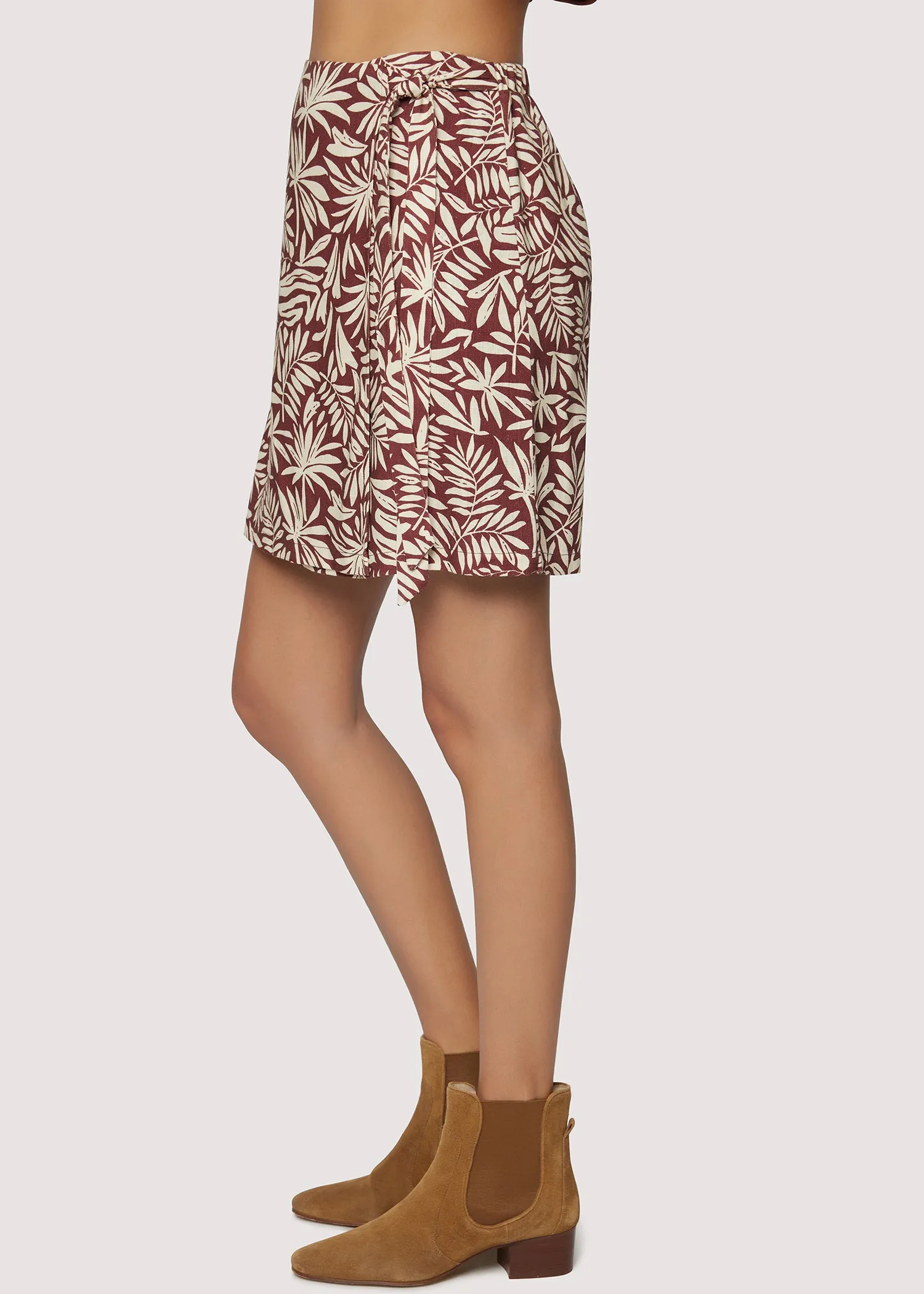 Palm Oasis Mini Skirt