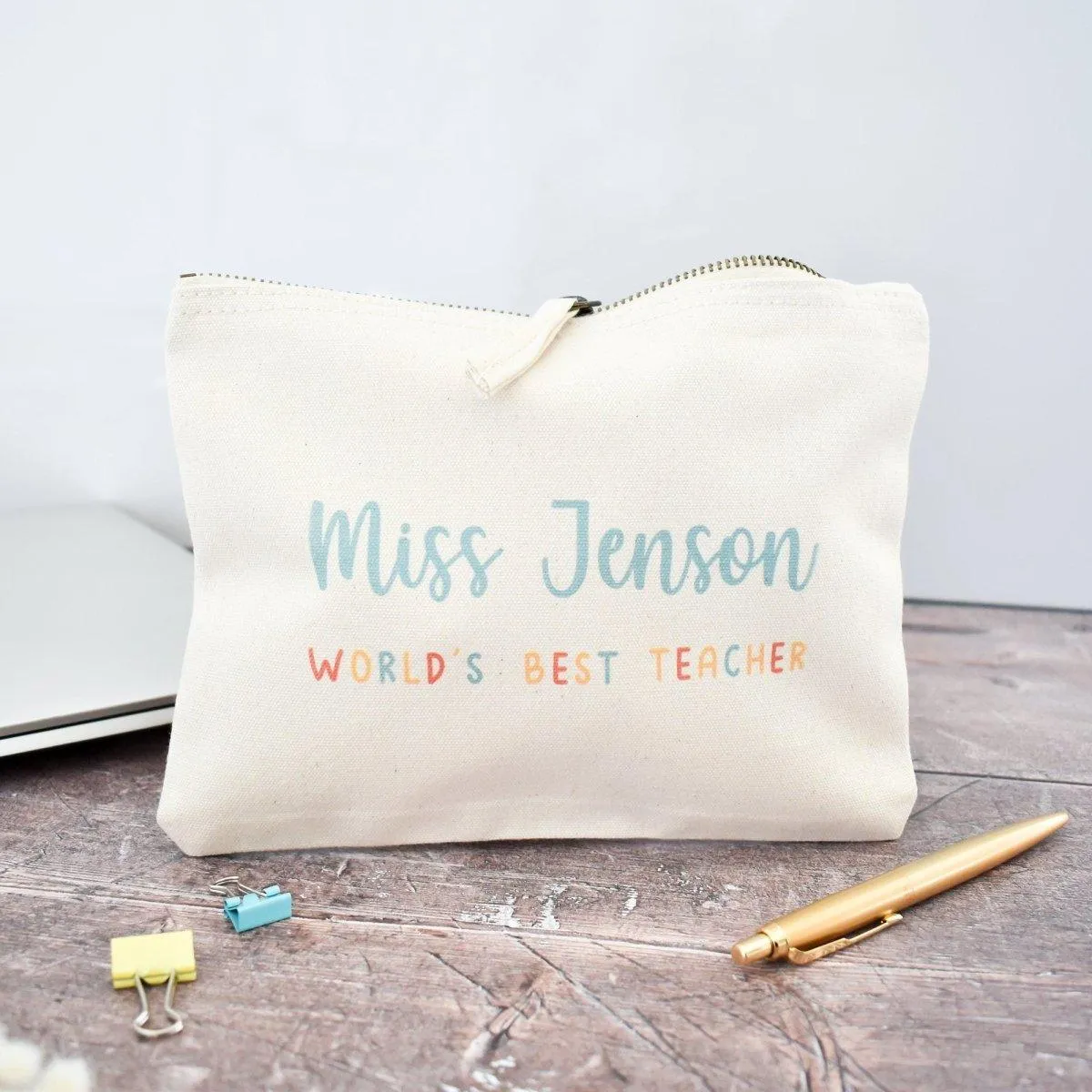 Personalised Teacher Pencil Case, Best Teacher Gift Pencil Case, Female Personalised Teacher Gifts, Personalised Pencil Case, Appreciation