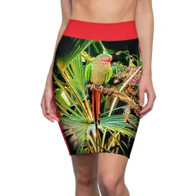 Women's Pencil Skirt   PARROT