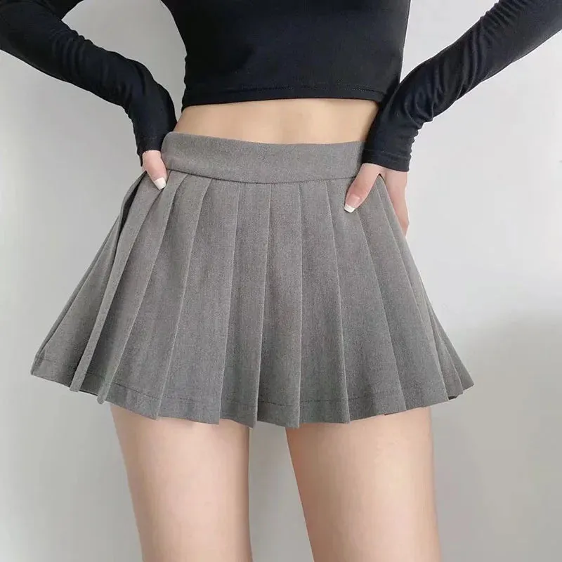 Zoki Sexy Women Pleated Skirts