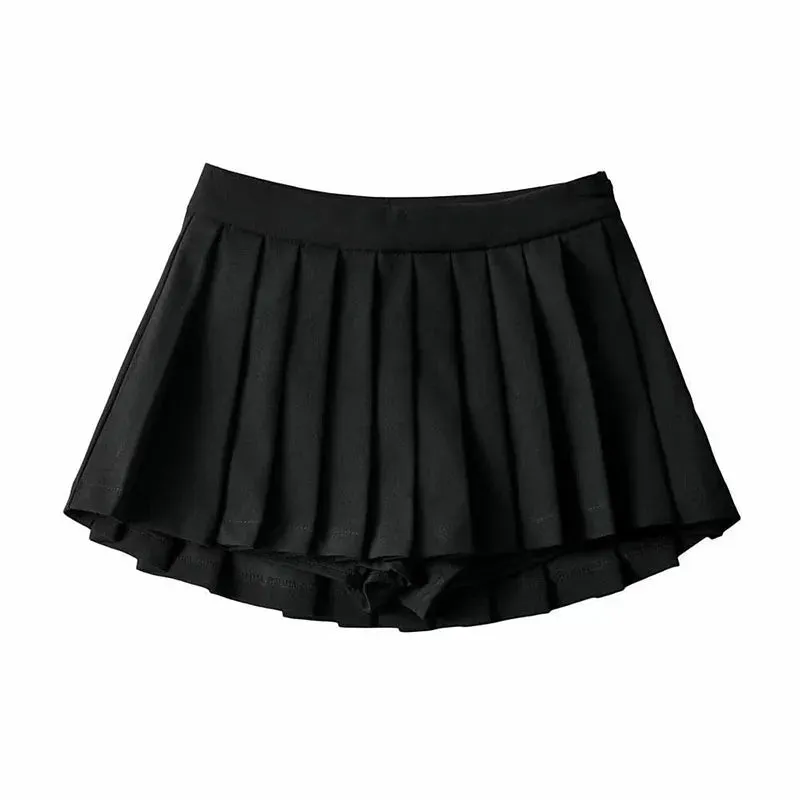Zoki Sexy Women Pleated Skirts