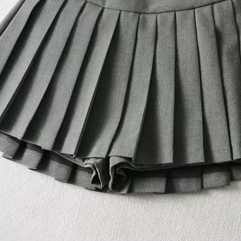 Zoki Sexy Women Pleated Skirts