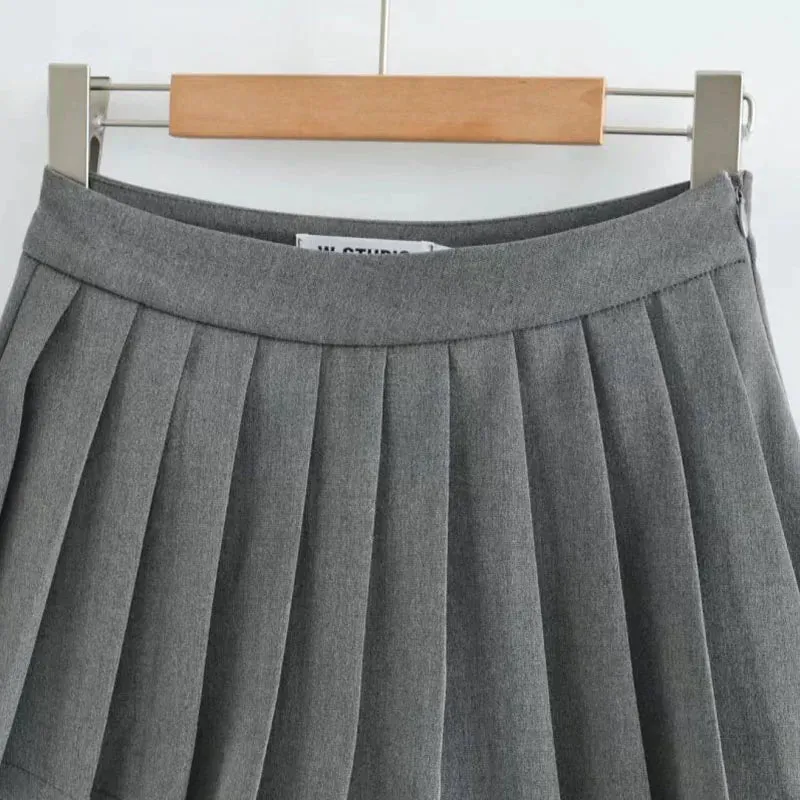 Zoki Sexy Women Pleated Skirts