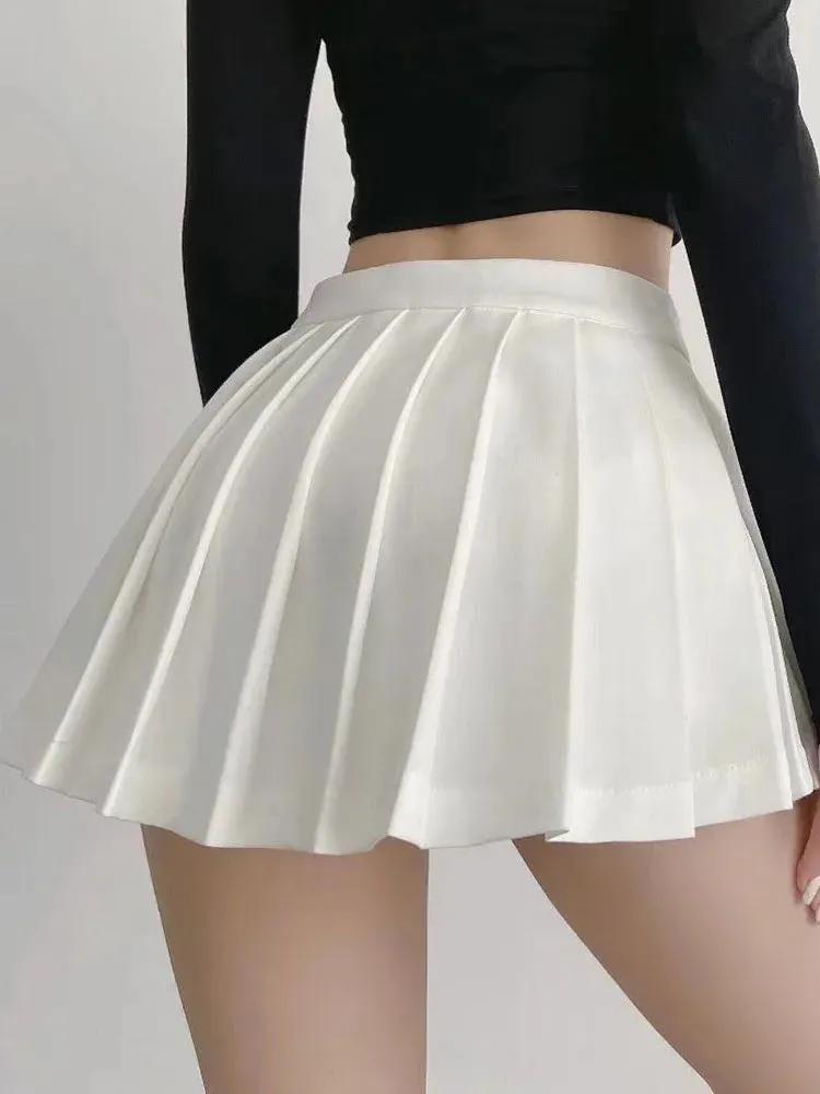 Zoki Sexy Women Pleated Skirts